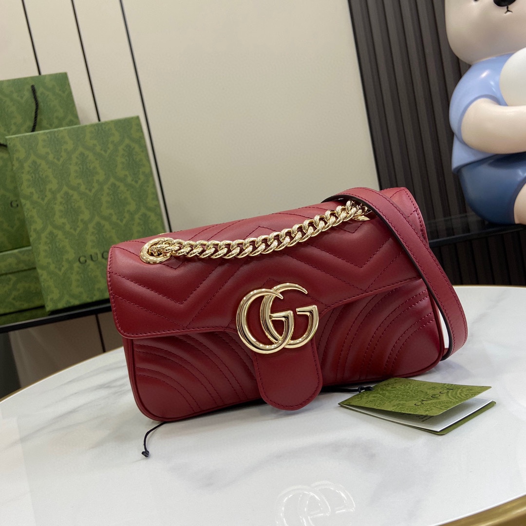 Gucci GG Marmont Mini Shoulder Bag - EUR FASHION