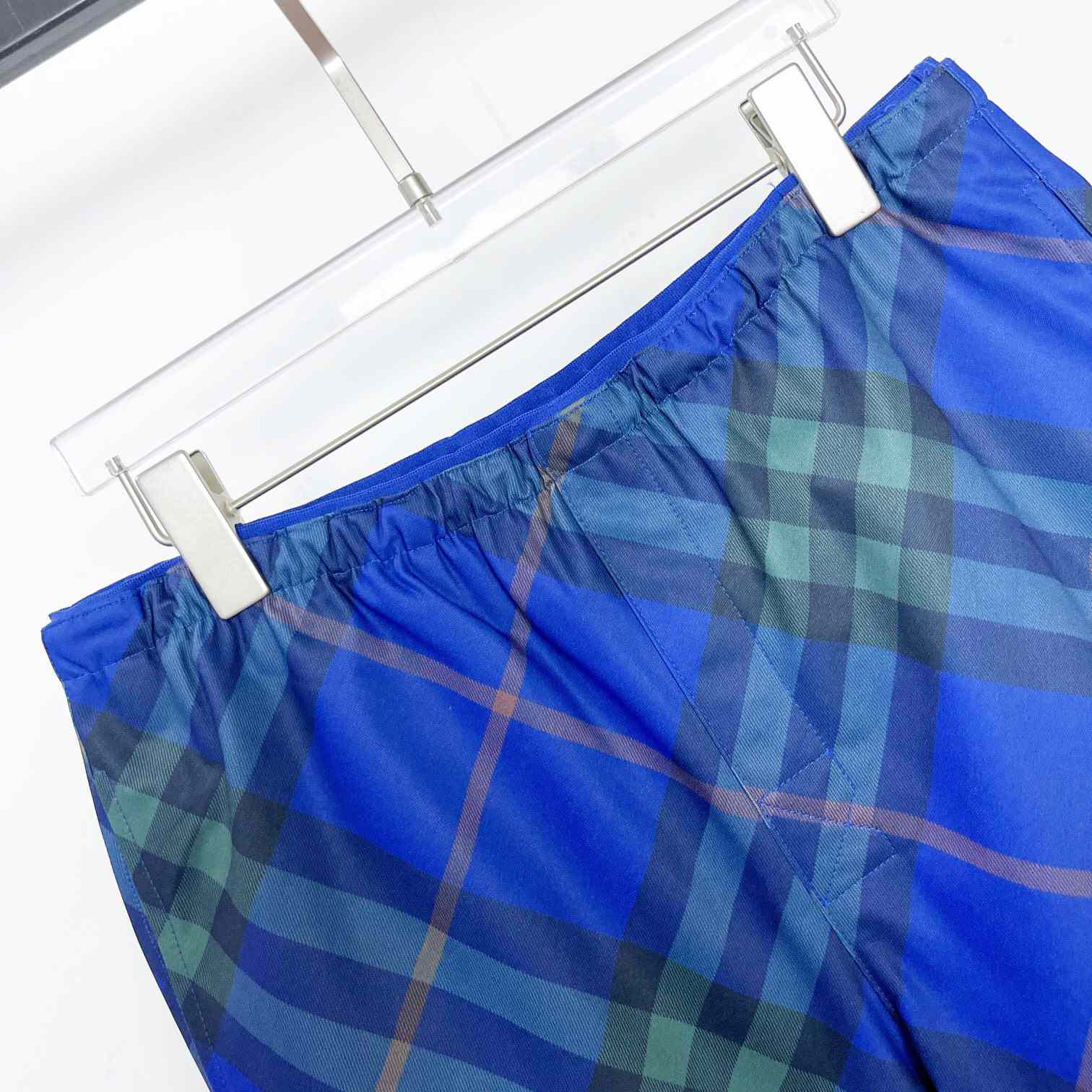 Burberry Checkered Twill Swim Shorts - EUR FASHION