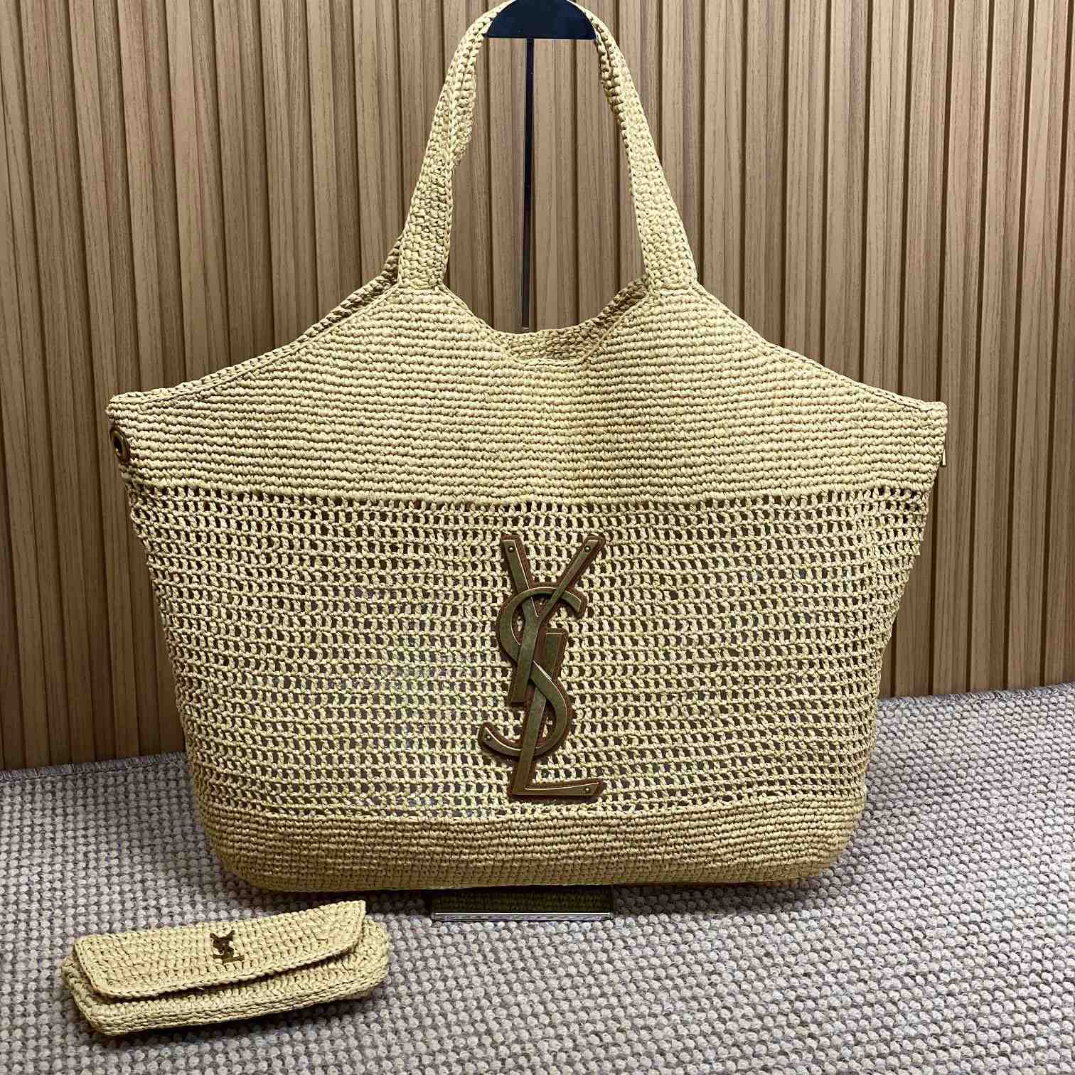 Saint Laurent Icare In Raffia - EUR FASHION