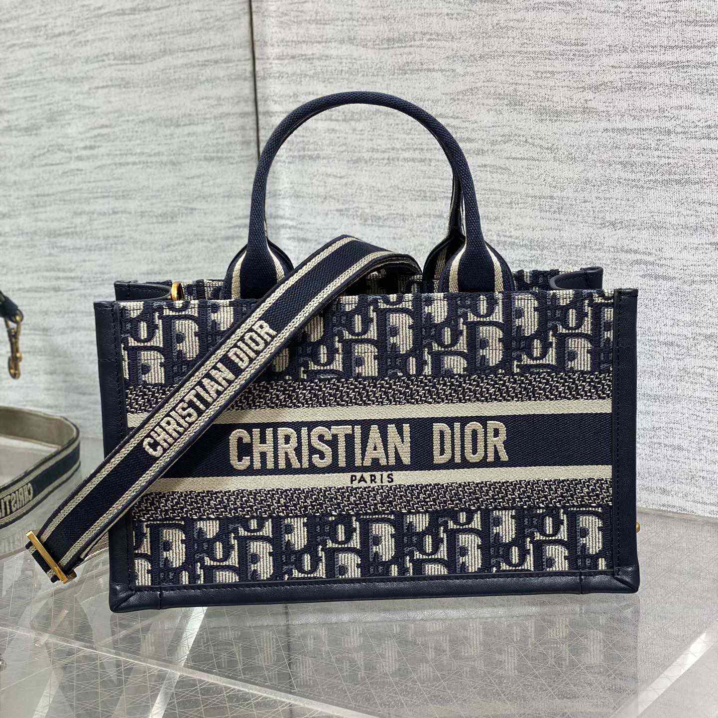 Dior East-West Dior Book Tote With Strap   - EUR FASHION