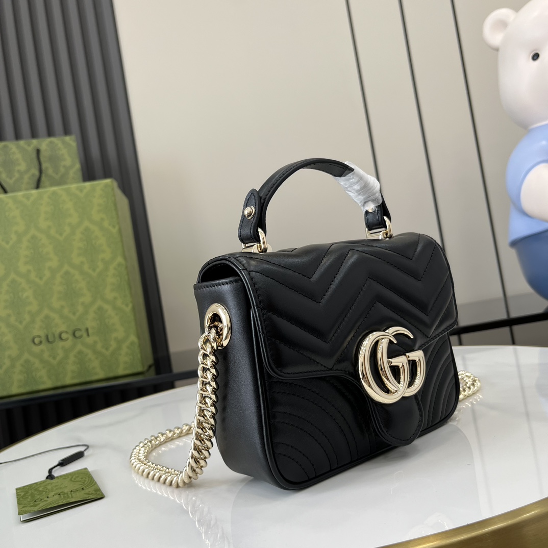 Gucci GG Marmont Mini Top Handle Bag - EUR FASHION