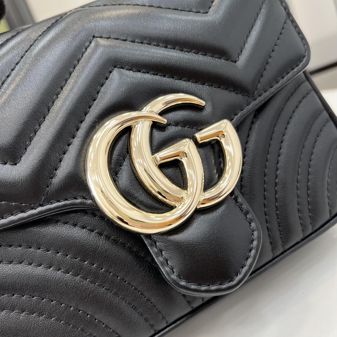 Gucci GG Marmont Mini Top Handle Bag - EUR FASHION