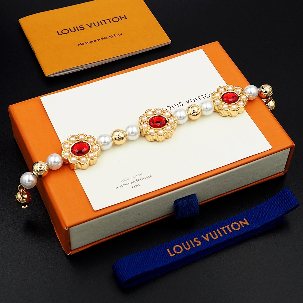 Louis Vuitton LV Dynasty Flower Bracelet - EUR FASHION