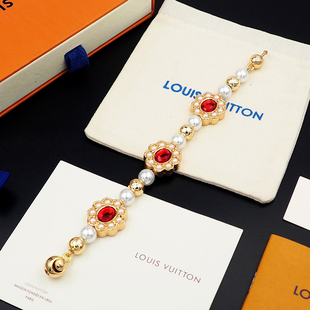 Louis Vuitton LV Dynasty Flower Bracelet - EUR FASHION