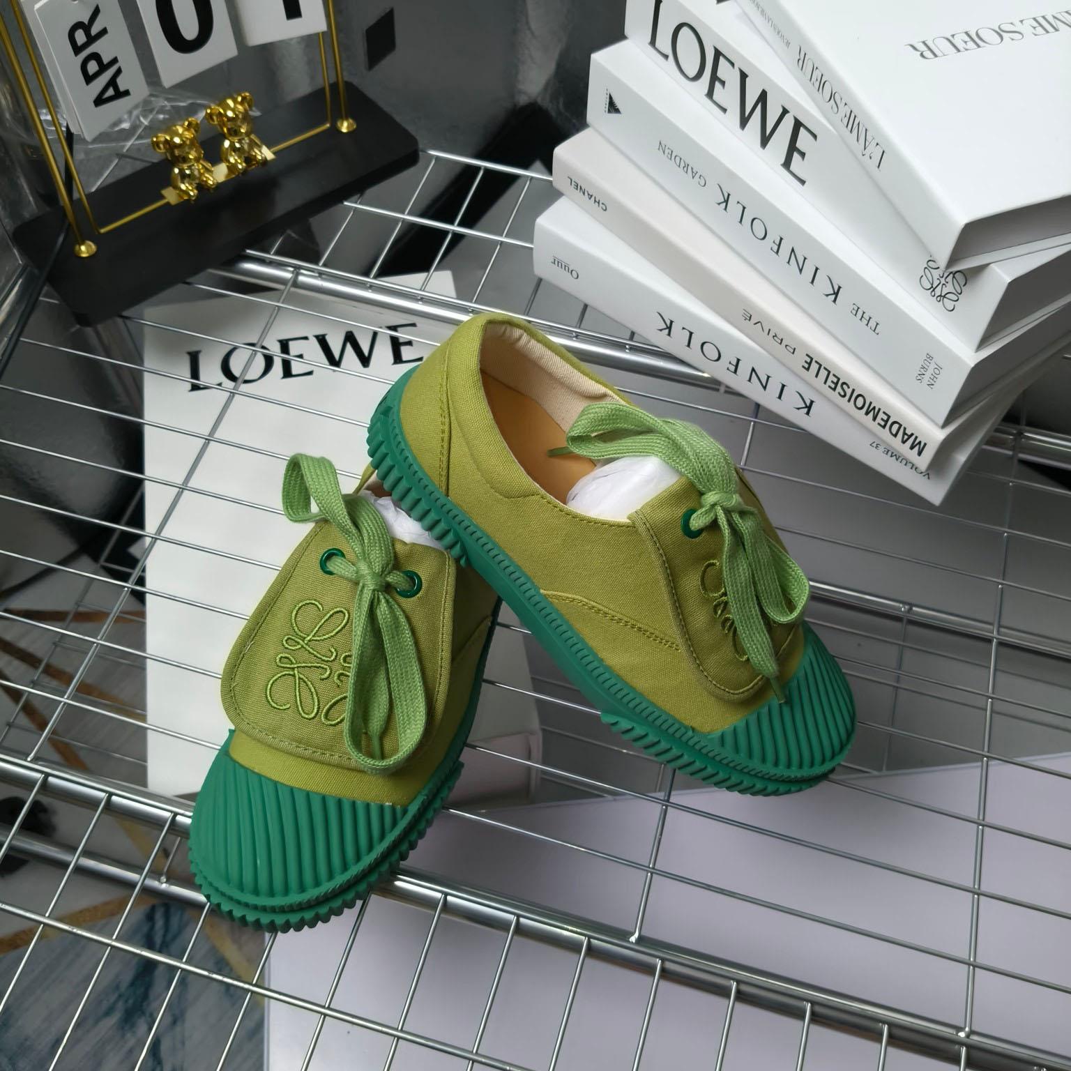 Loewe x Paula’s Ibiza Denim Flap Sneakers - EUR FASHION