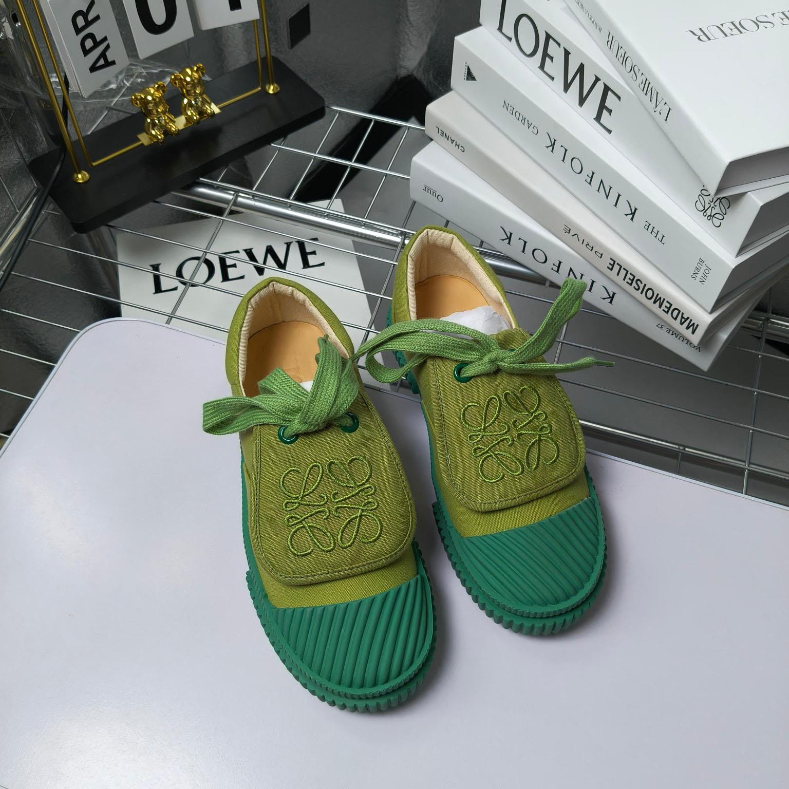 Loewe x Paula’s Ibiza Denim Flap Sneakers - EUR FASHION