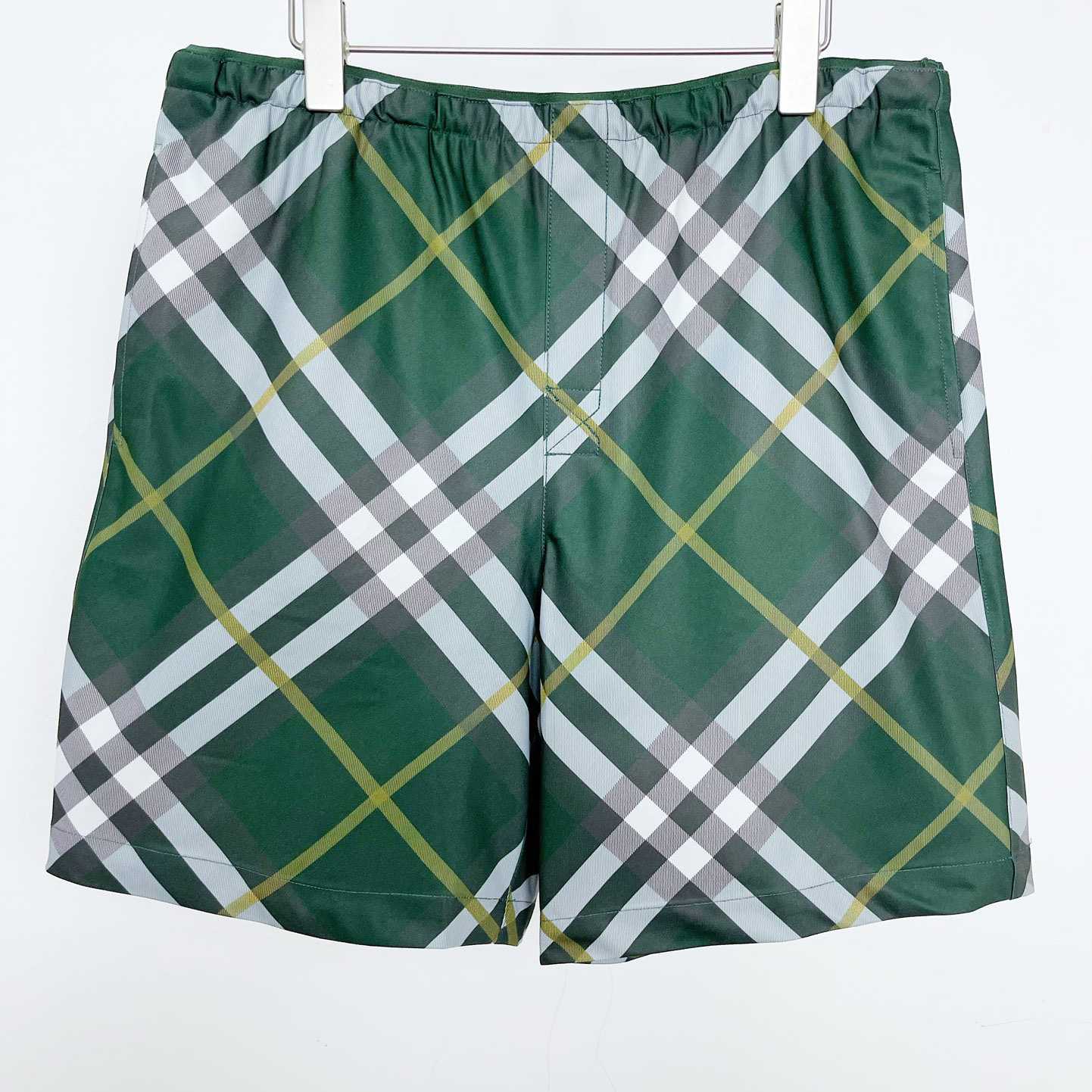 Burberry Checkered Twill Swim Shorts - EUR FASHION