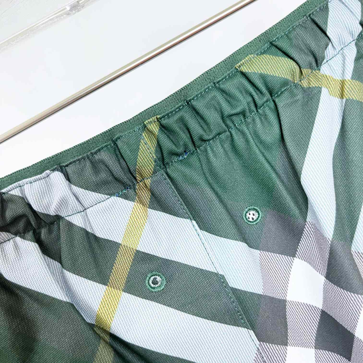 Burberry Checkered Twill Swim Shorts - EUR FASHION