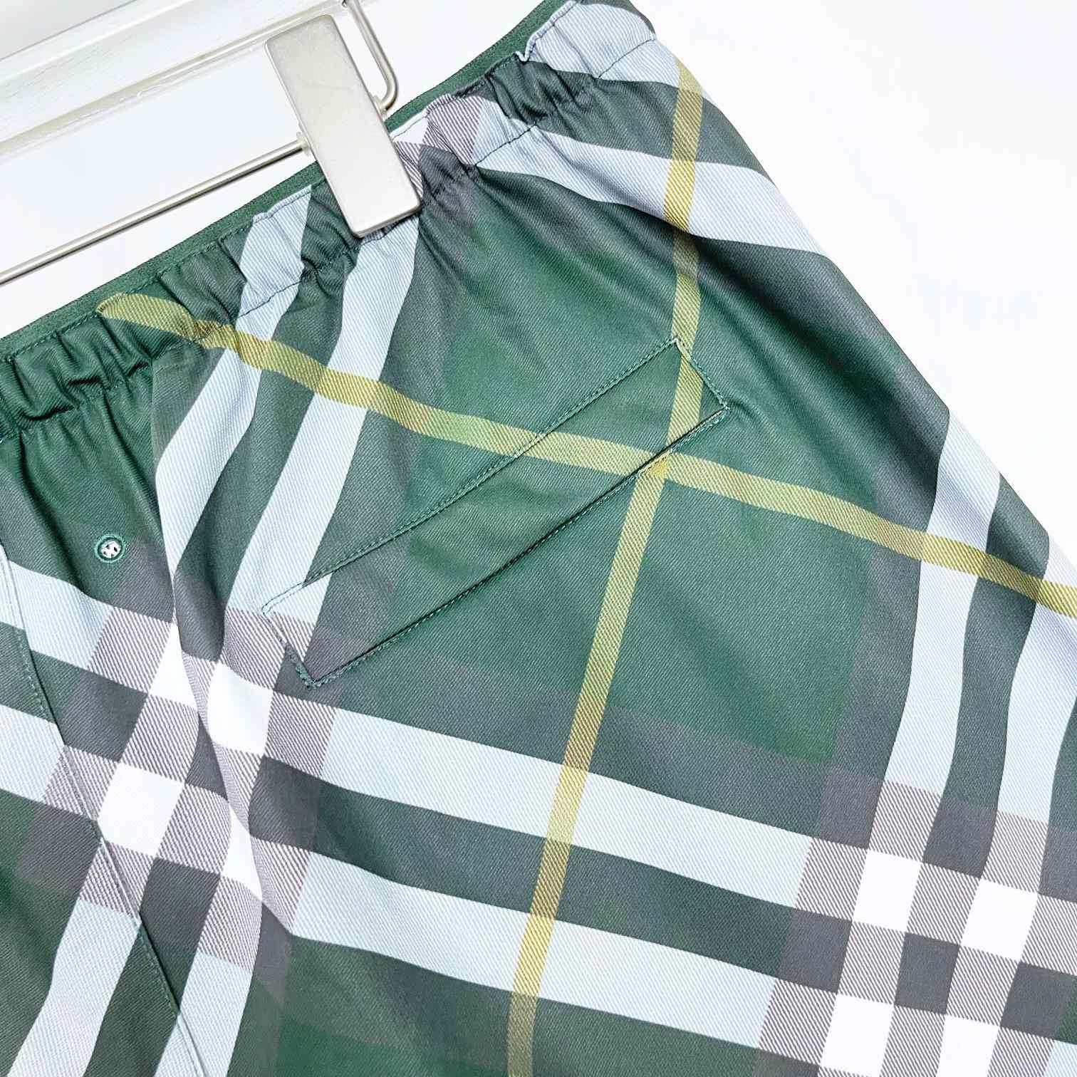 Burberry Checkered Twill Swim Shorts - EUR FASHION