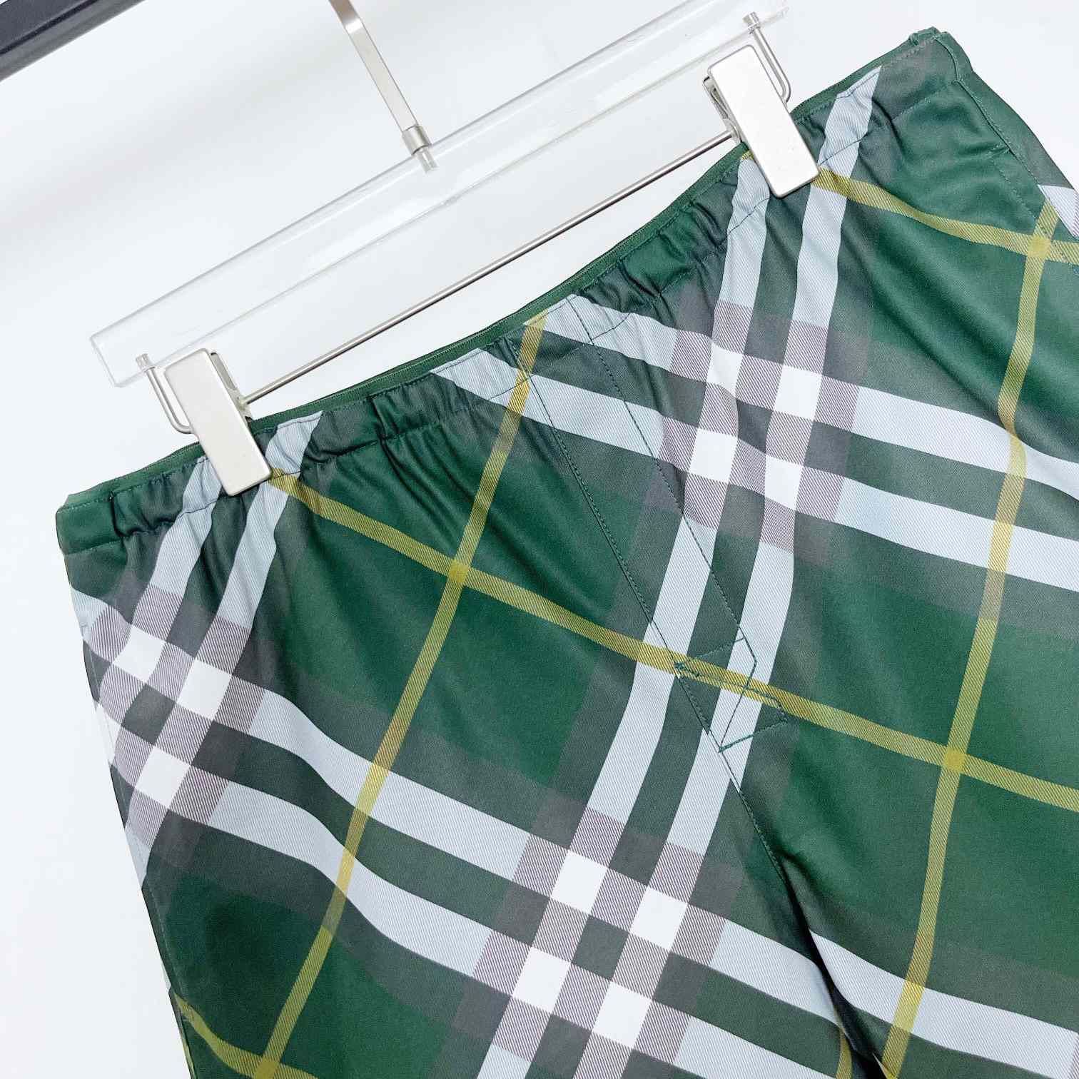 Burberry Checkered Twill Swim Shorts - EUR FASHION