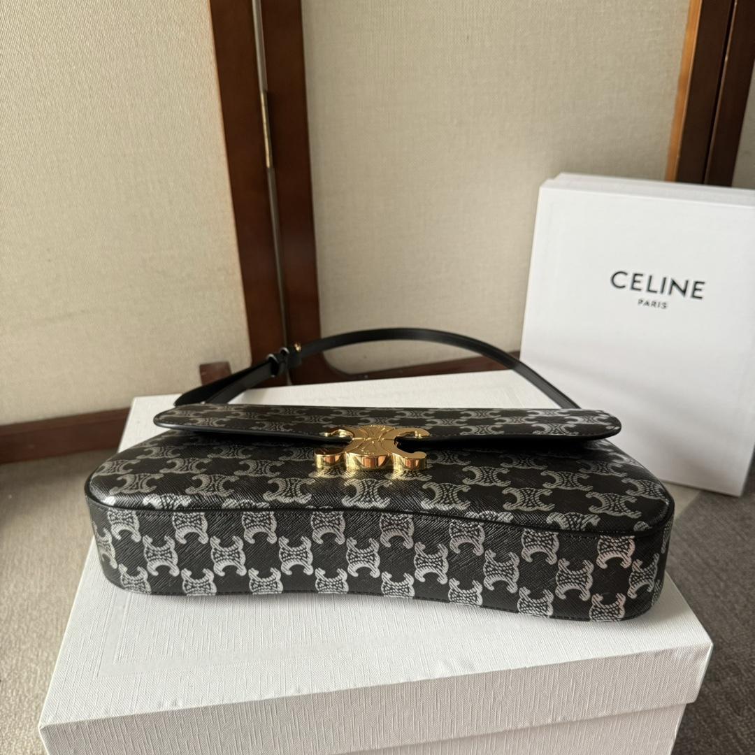 Celine Medium Celine Lola Bag In Triomphe Canvas Two-tone  - EUR FASHION