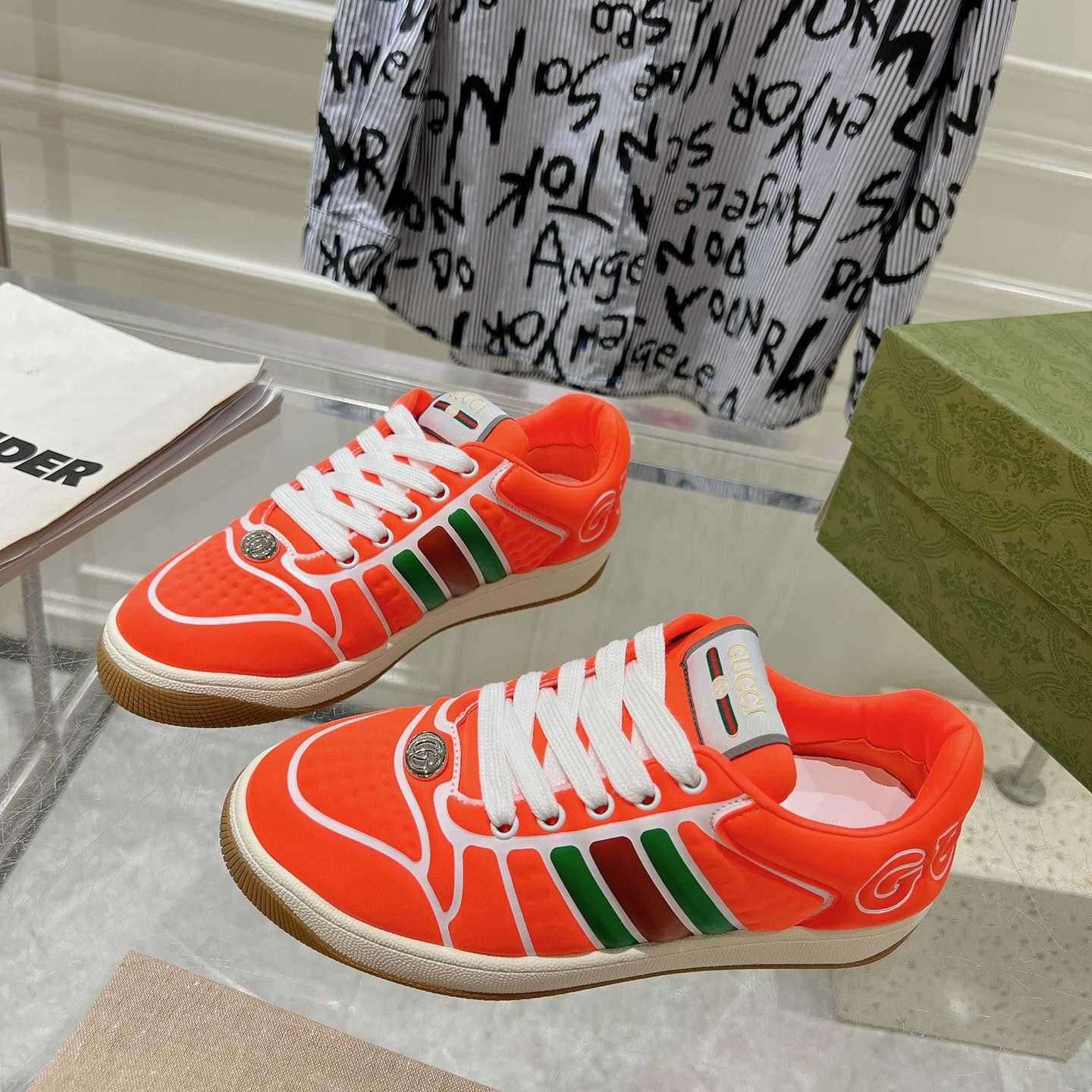 Gucci Screener Sneaker With Web - EUR FASHION