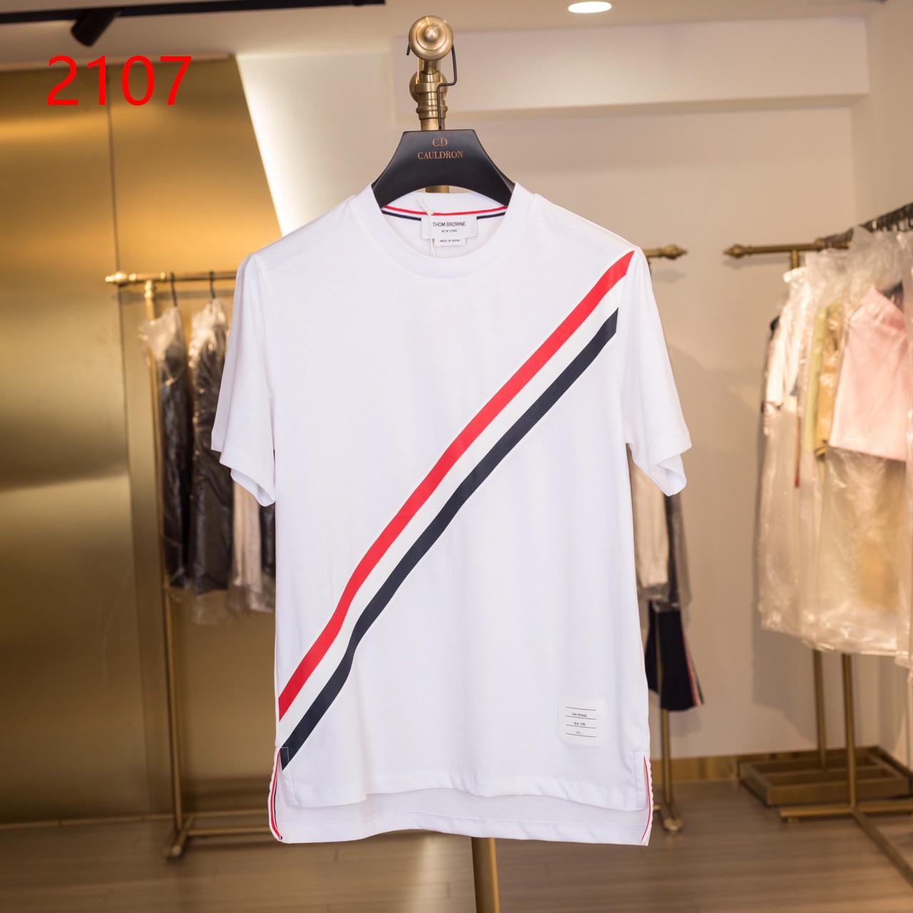 Thom Browne RWB Stripe T-Shirt   2107 - EUR FASHION