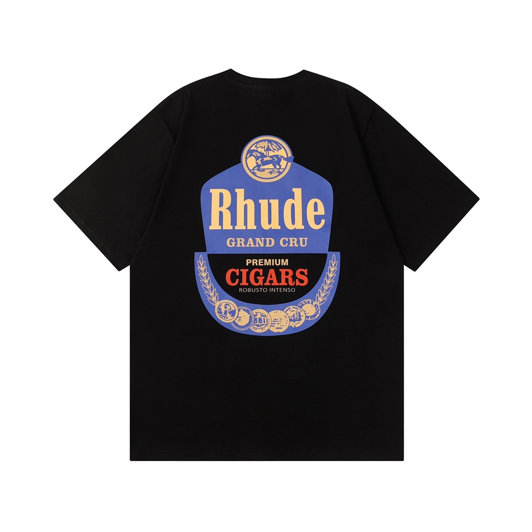 Rhude Cotton T-Shirt - EUR FASHION