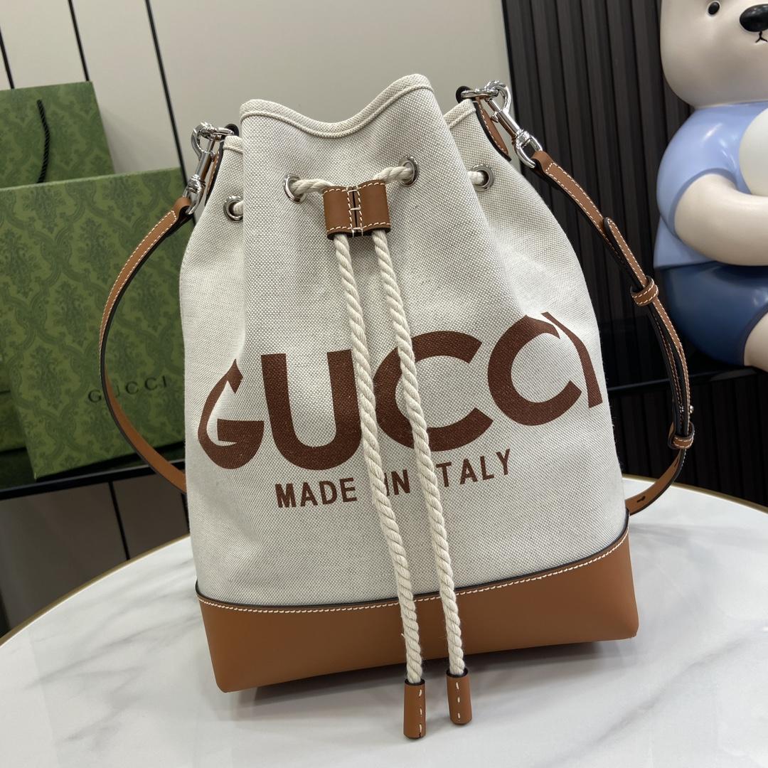 Gucci Small Shoulder Bag With Gucci Print - EUR FASHION