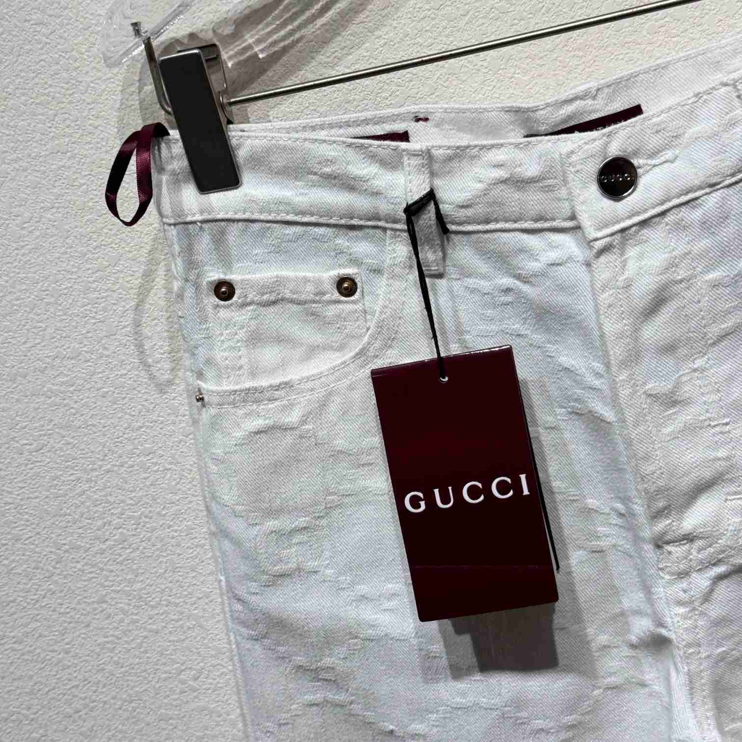 Gucci GG Denim Jacquard Jeans - EUR FASHION