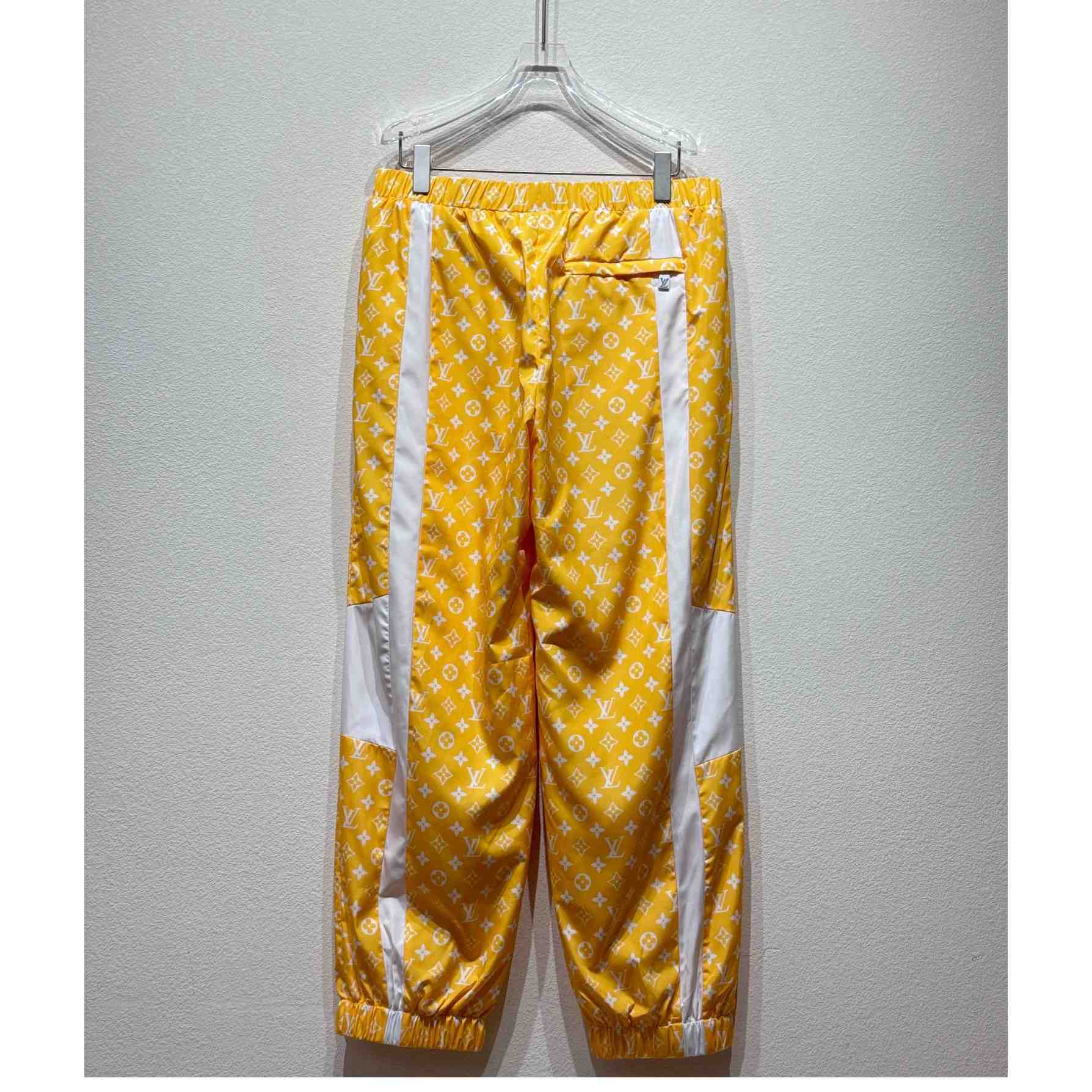 Louis Vuitton Monogram Printed Technical Track Pants    - EUR FASHION