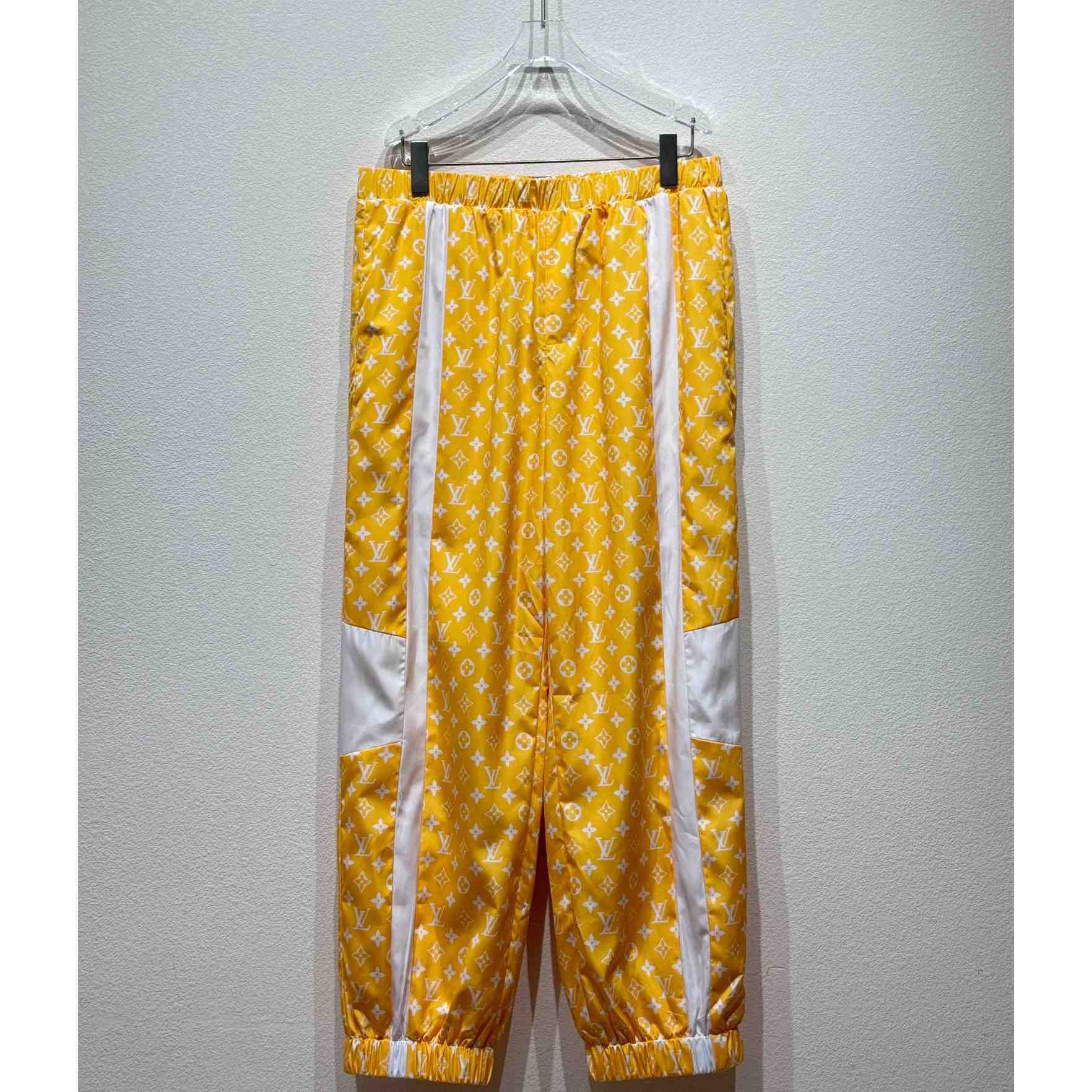 Louis Vuitton Monogram Printed Technical Track Pants    - EUR FASHION