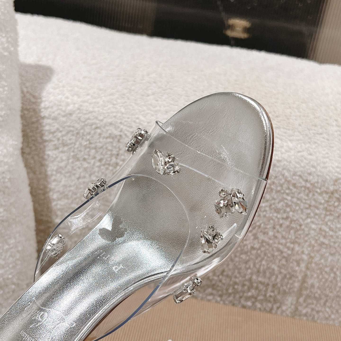 Christian Louboutin Degraqueen 85mm Crystal-embellished Mules - EUR FASHION