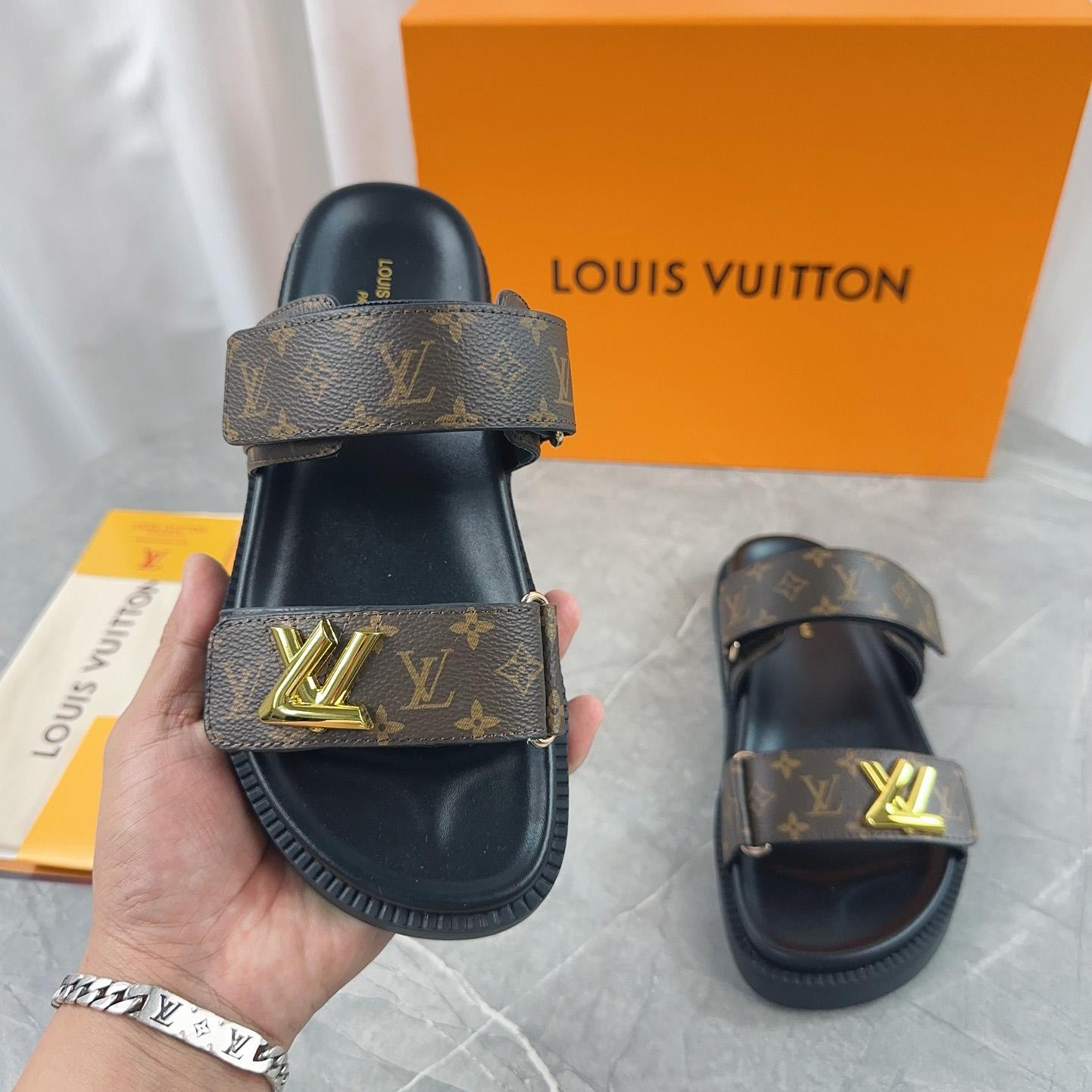 Louis Vuitton LV Sunset Flat Comfort Mule   1AD1HE - EUR FASHION