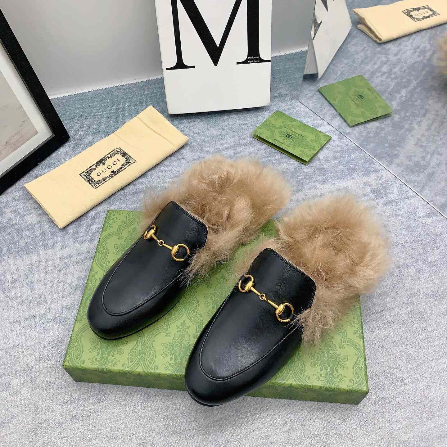 Gucci Fur Loafers - EUR FASHION