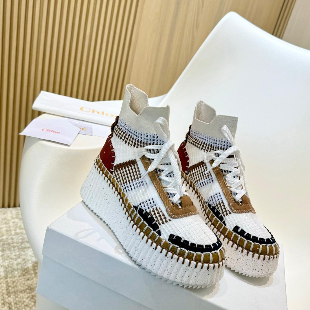 Chloe Nama Wedge Sneaker  - EUR FASHION