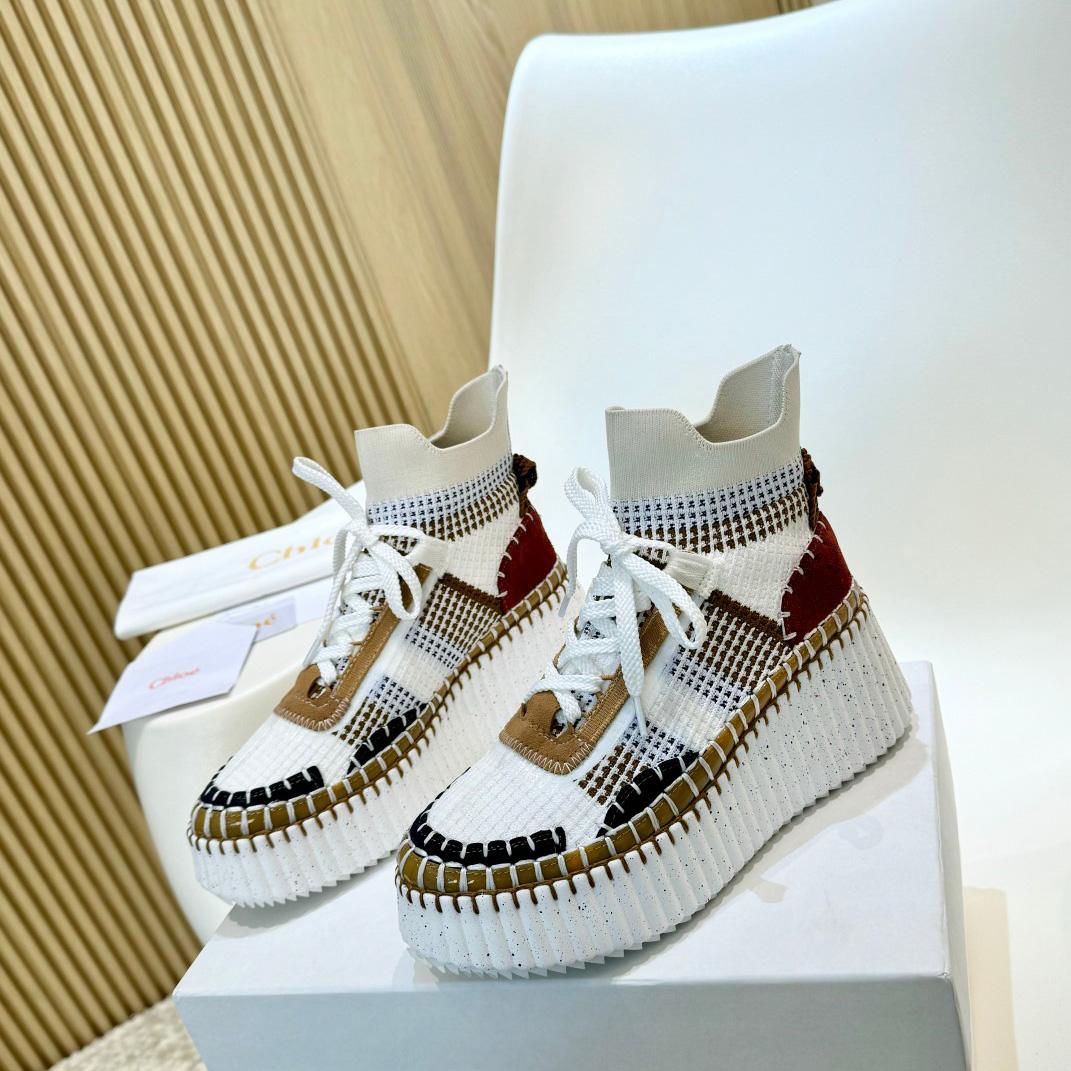 Chloe Nama Wedge Sneaker  - EUR FASHION