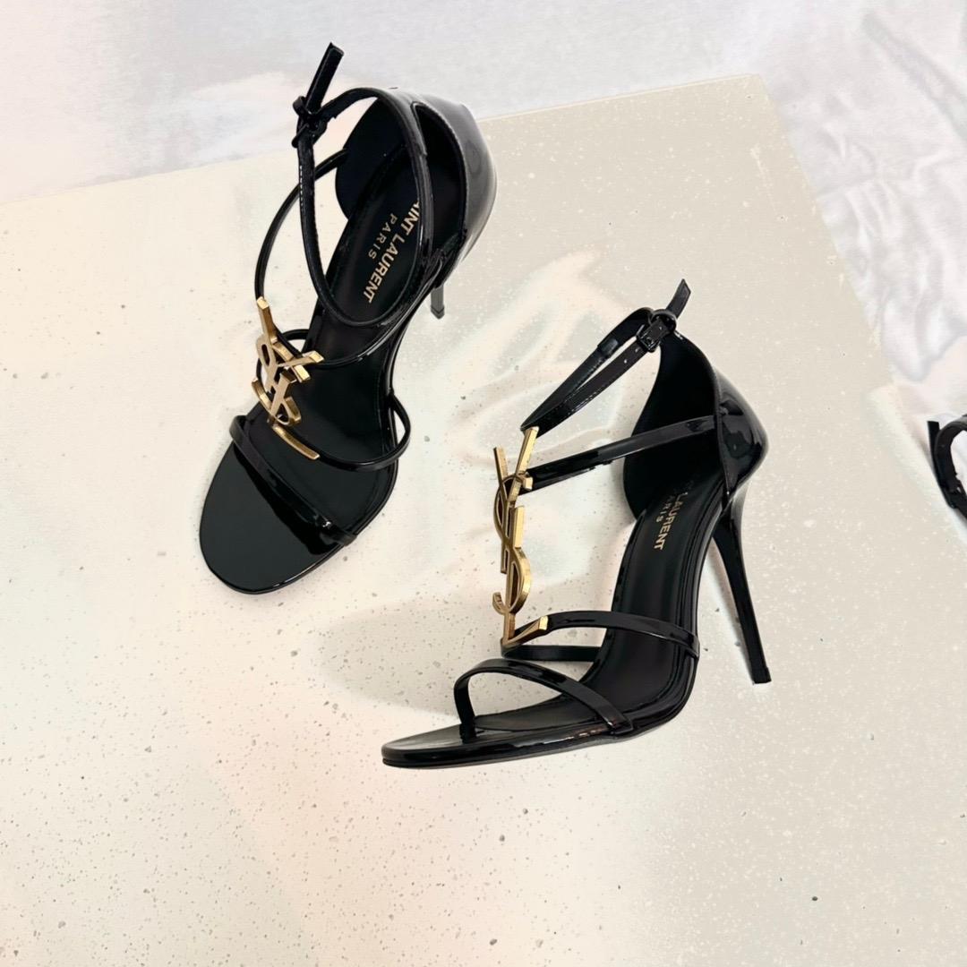 Saint Laurent Cassandra Open-toe Sandals - EUR FASHION