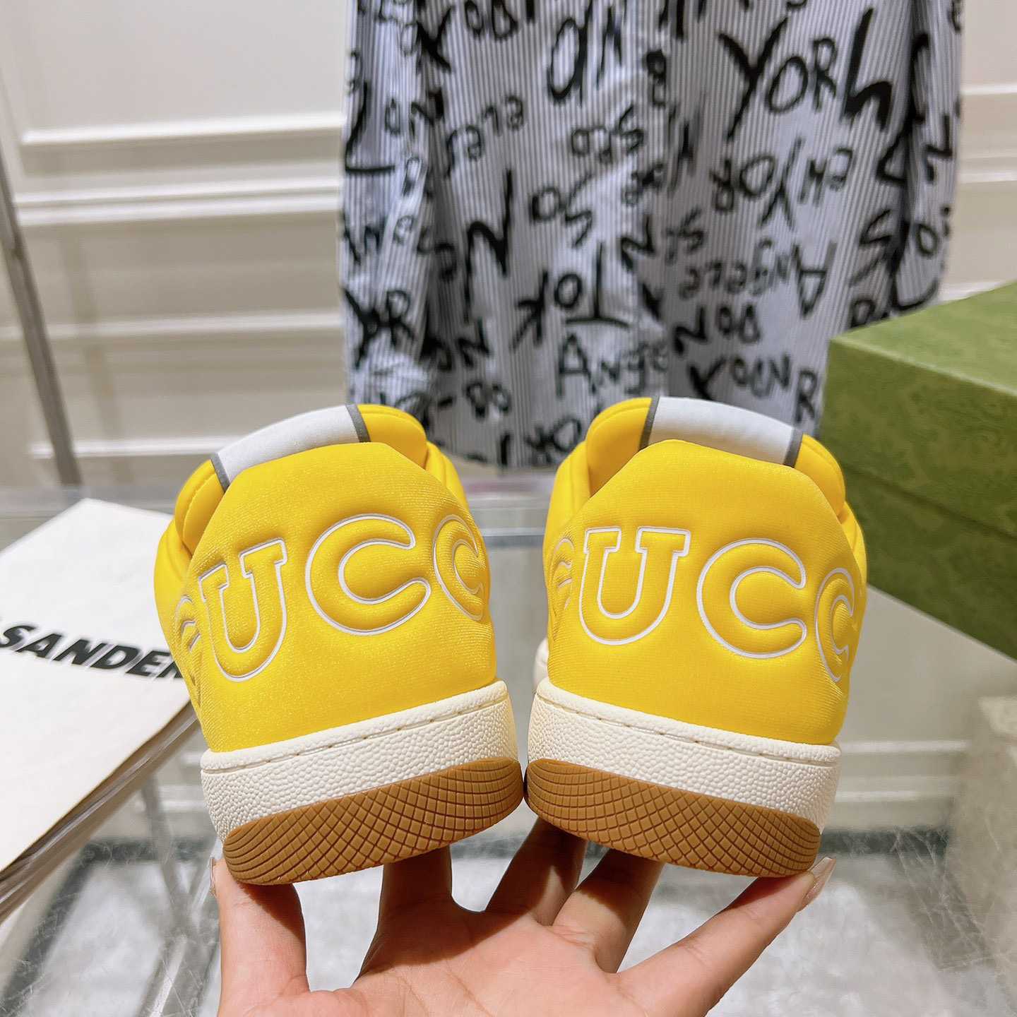 Gucci Screener Sneaker With Web - EUR FASHION