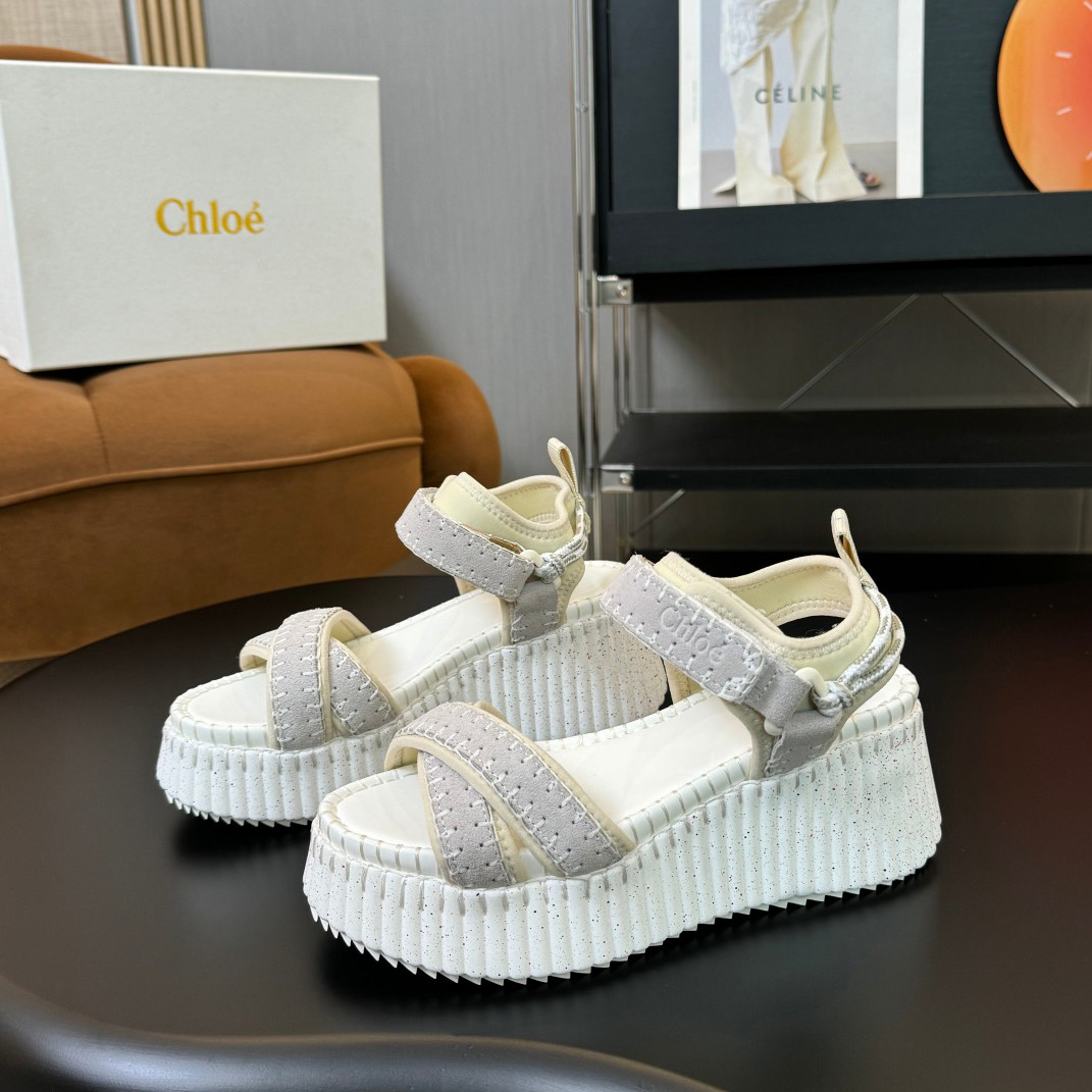 Chloe Nama Wedge Sandal - EUR FASHION