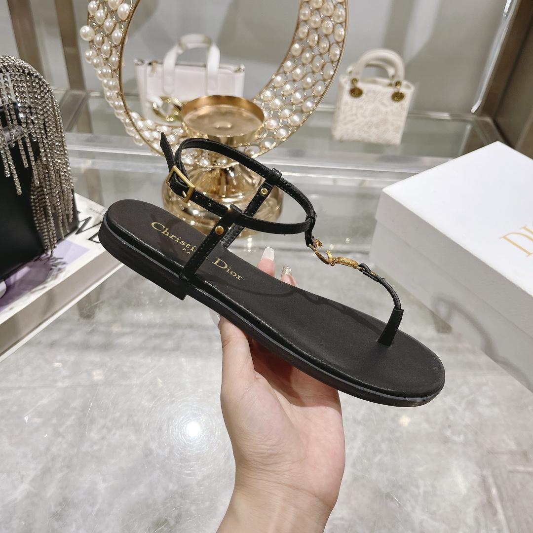 Dior Dioriviera C'est Dior Thong Sandal - EUR FASHION