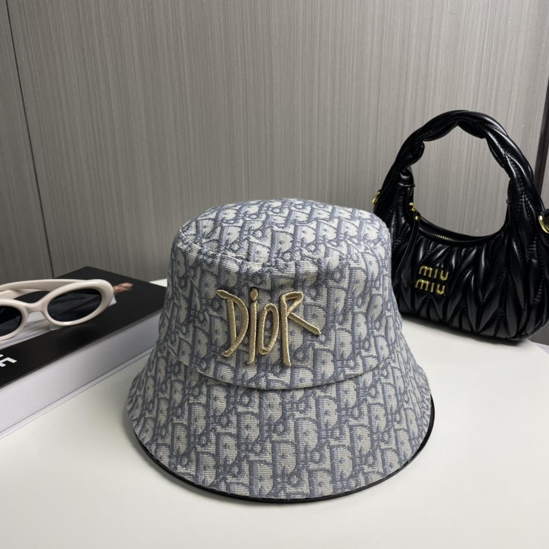 Dior Oblique Bucket Hat - EUR FASHION