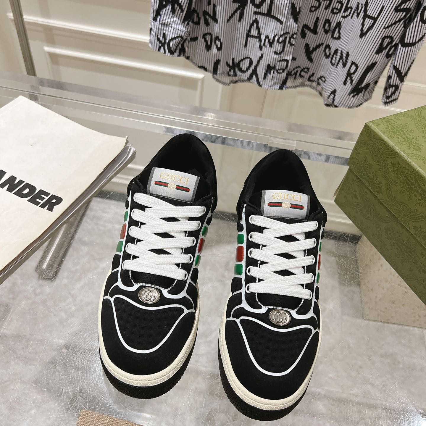 Gucci Screener Sneaker With Web - EUR FASHION