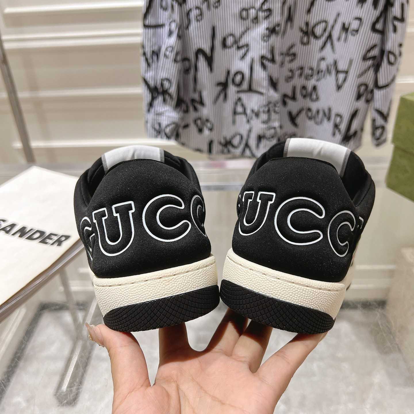 Gucci Screener Sneaker With Web - EUR FASHION