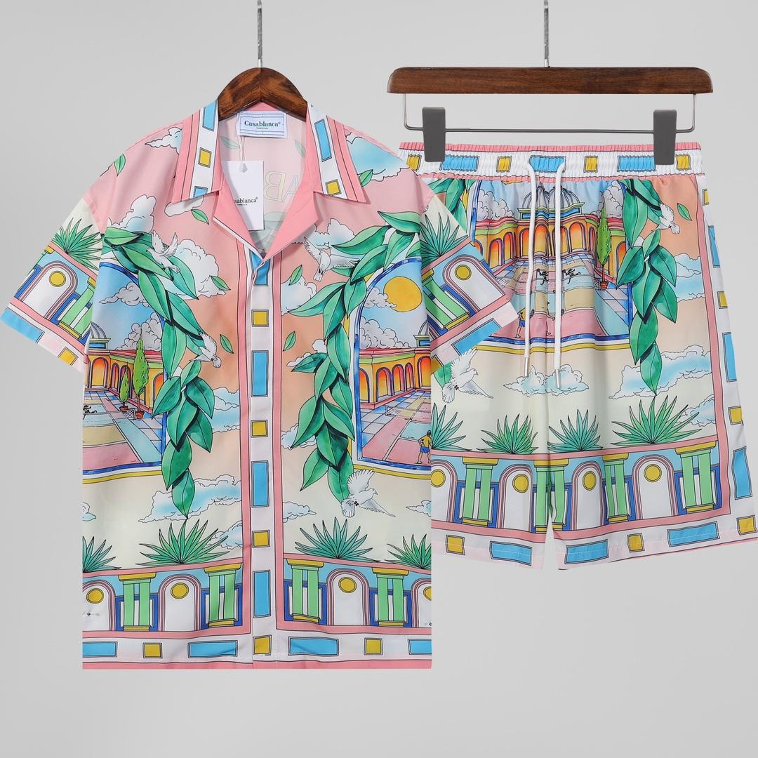 Casablanca Shirt & Shorts - EUR FASHION