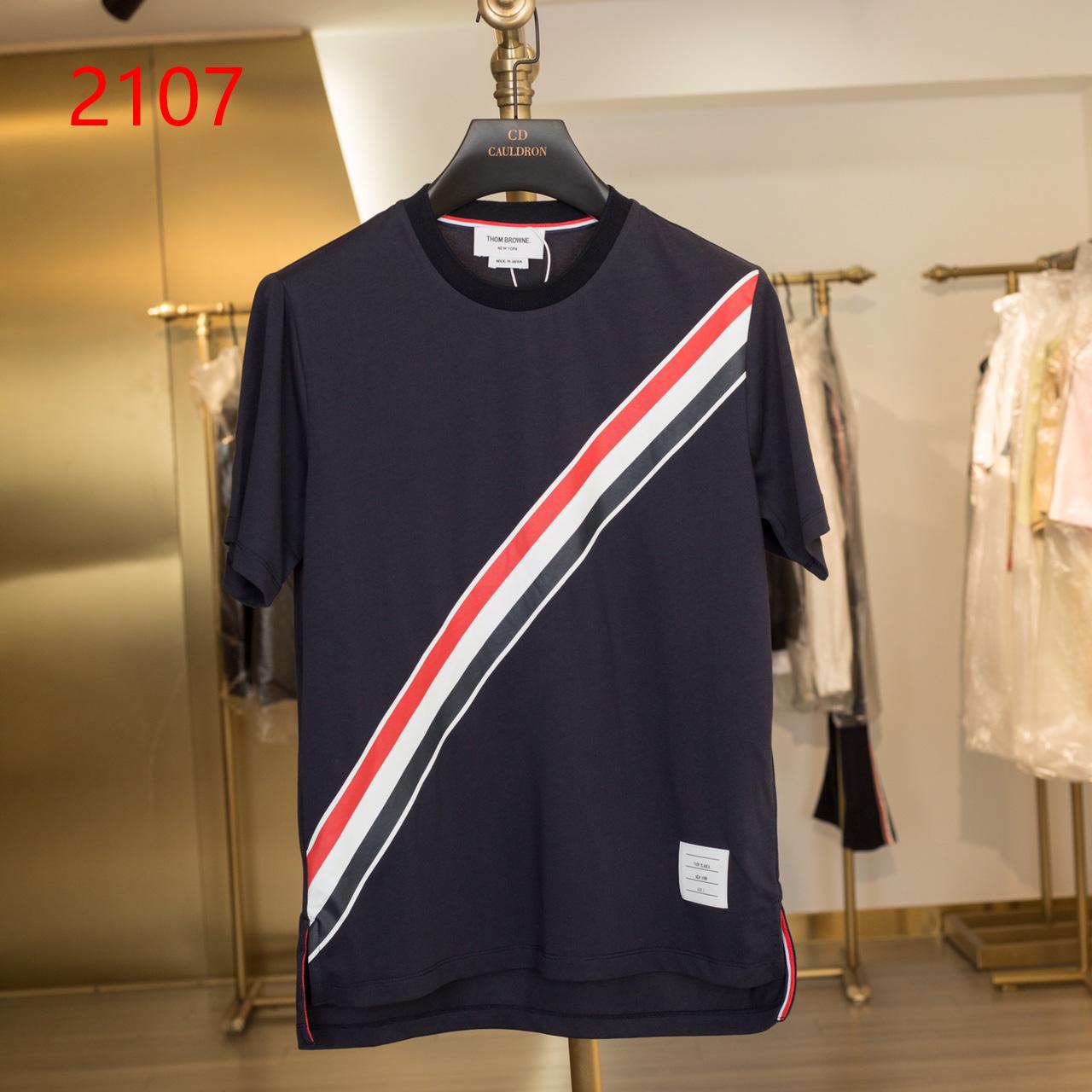 Thom Browne RWB Stripe T-Shirt   2107 - EUR FASHION