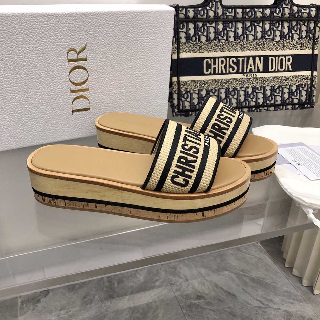 Dior Dioriviera Dway Platform Slide - EUR FASHION