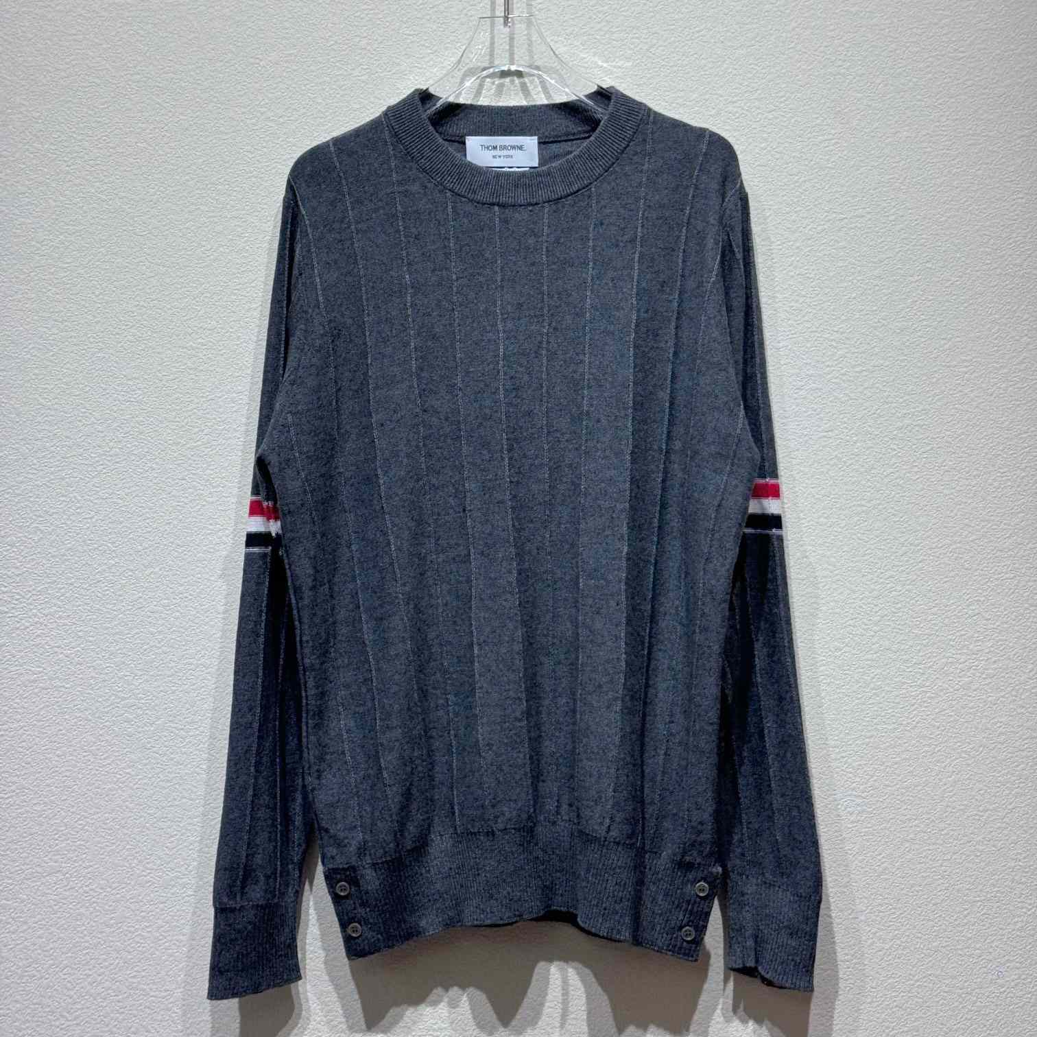 Thom Browne RWB-stripe Long-sleeve Jumper - EUR FASHION