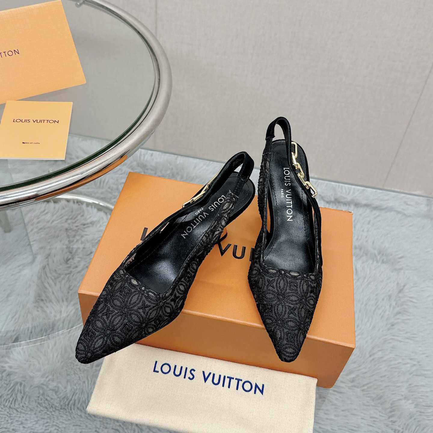 Louis Vuitton Sparkle Slingback Pump   1ACGZE - EUR FASHION