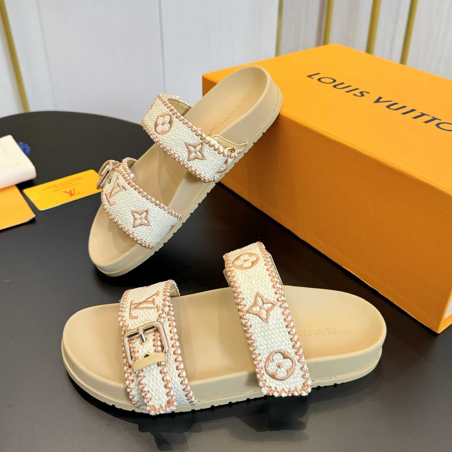 Louis Vuitton Bom Dia Flat Comfort Mule   - EUR FASHION