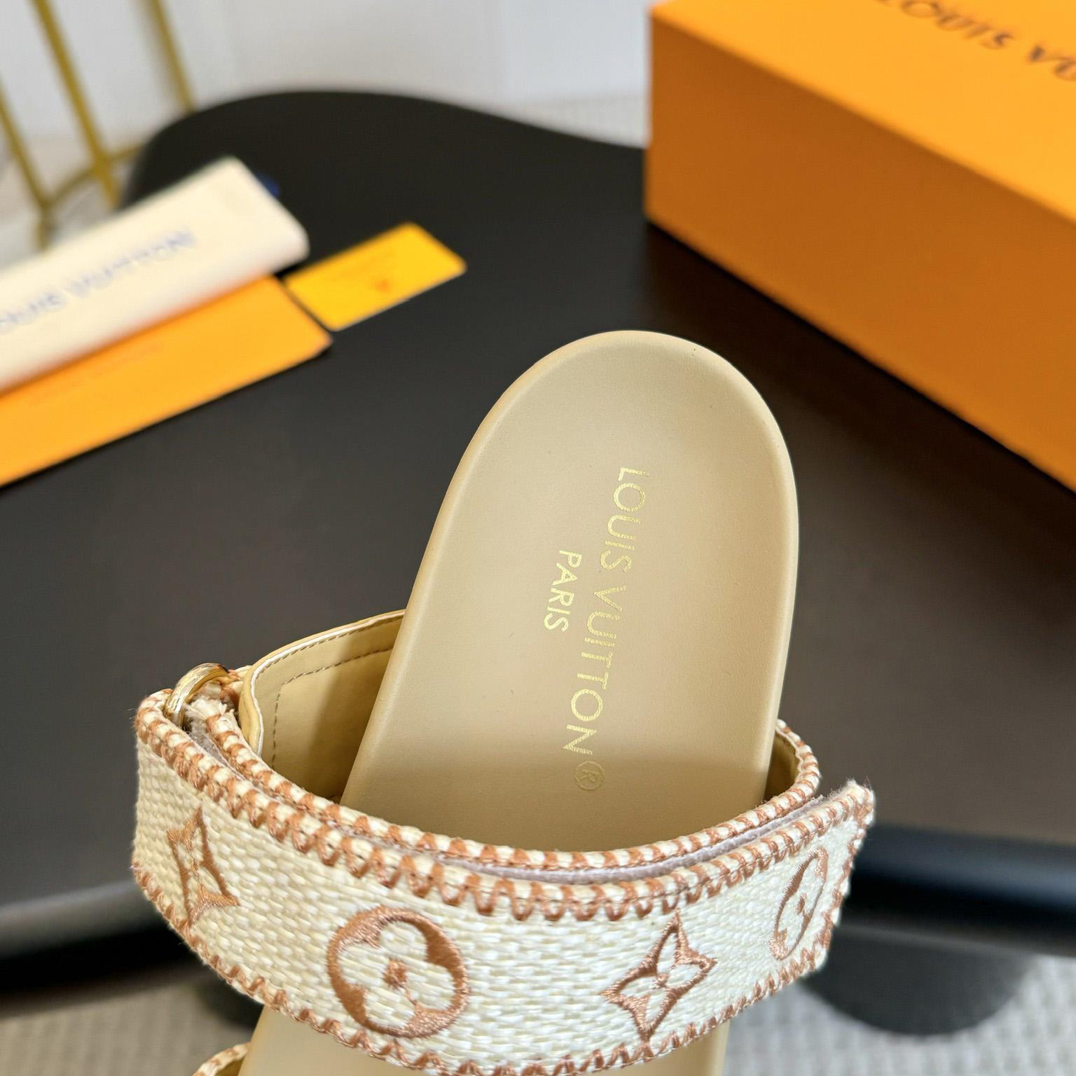 Louis Vuitton Bom Dia Flat Comfort Mule   - EUR FASHION