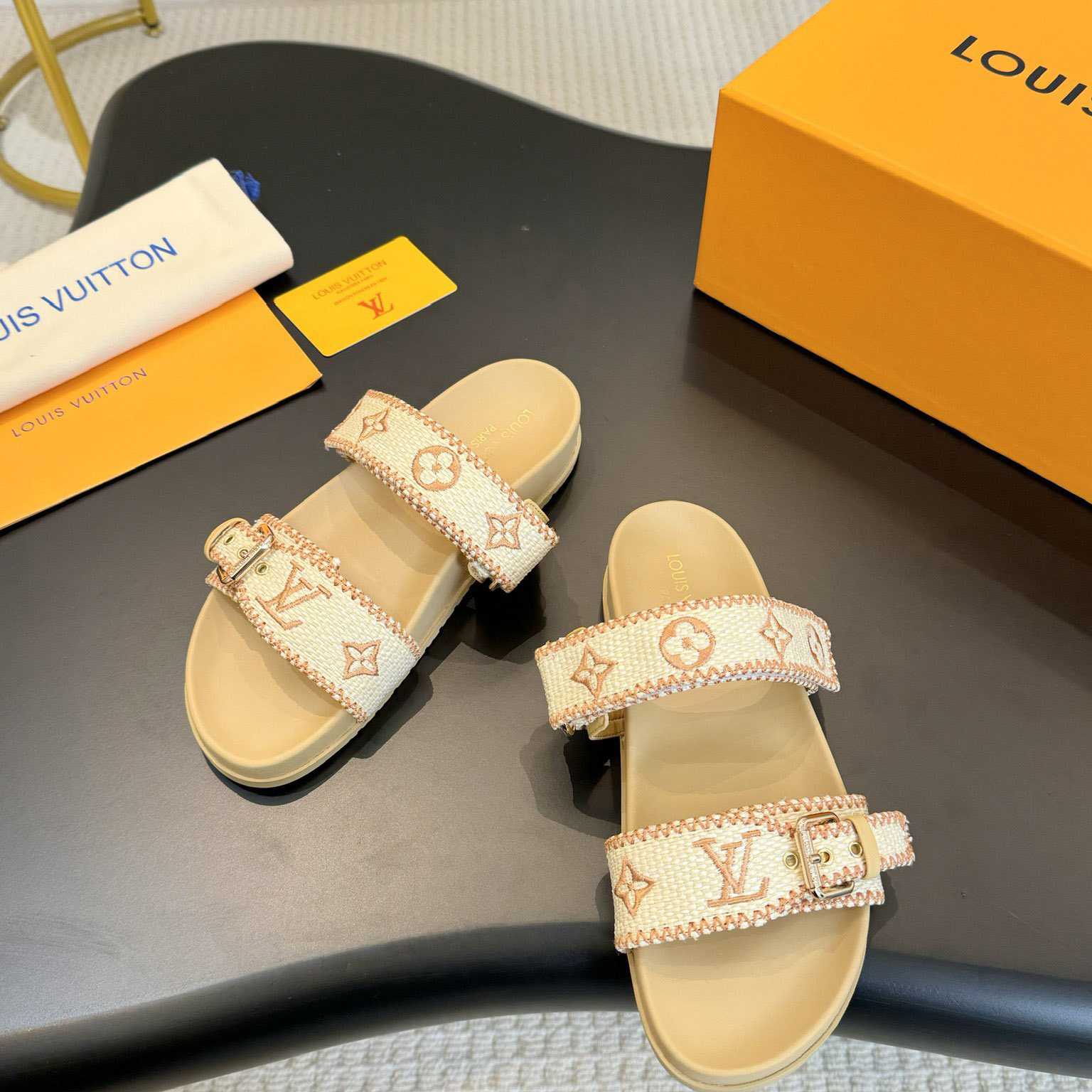 Louis Vuitton Bom Dia Flat Comfort Mule   - EUR FASHION