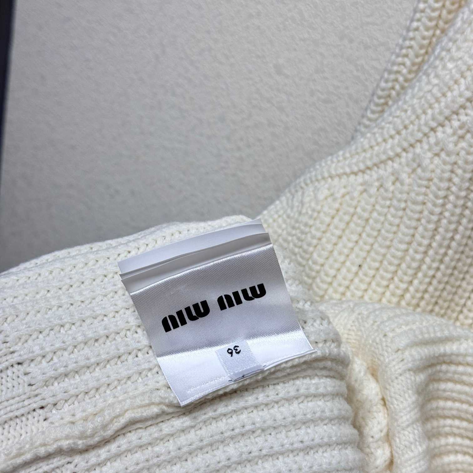 Miu Miu stripe-detail V-neck Cardigan - EUR FASHION