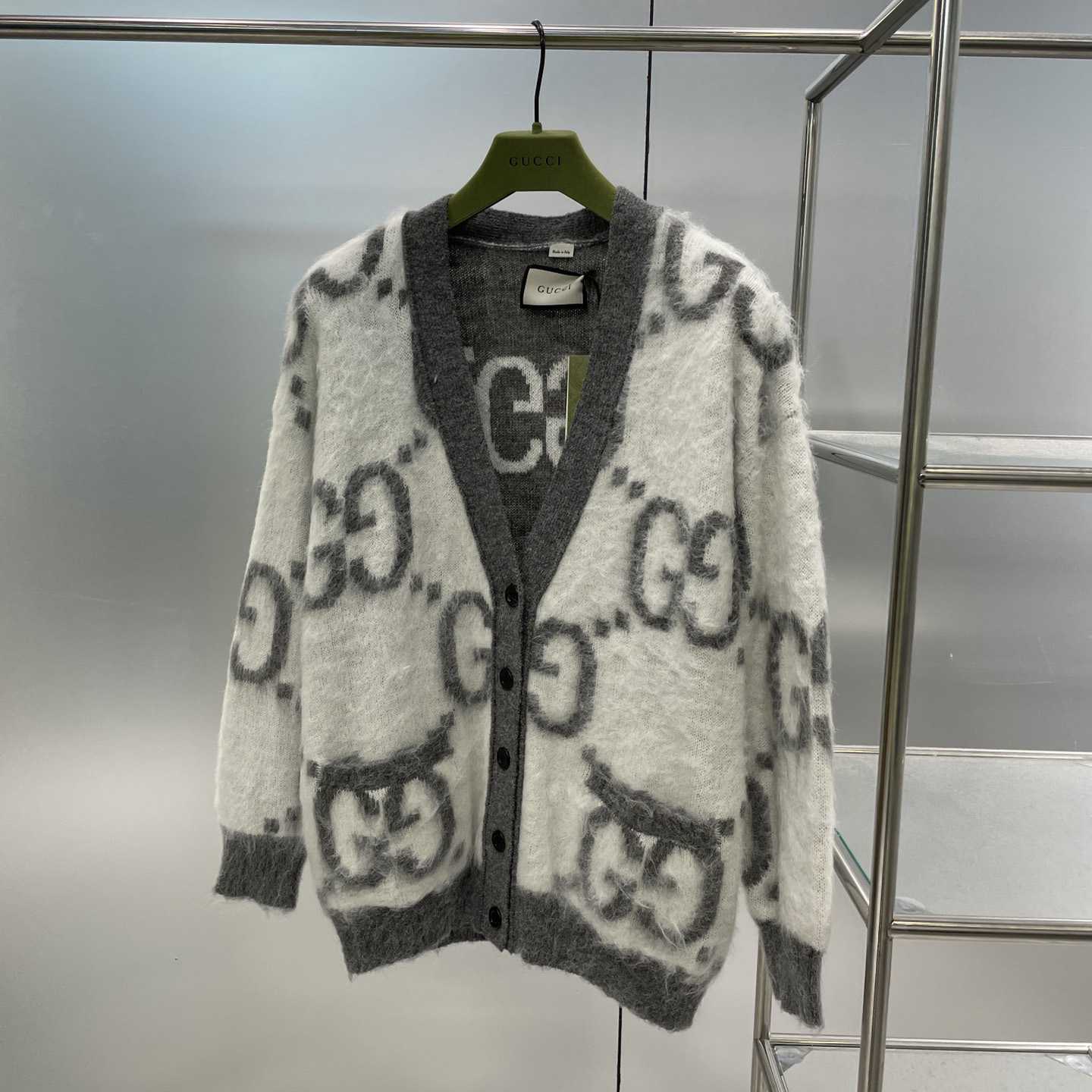 Gucci GG-jacquard Reversible Cardigan - EUR FASHION