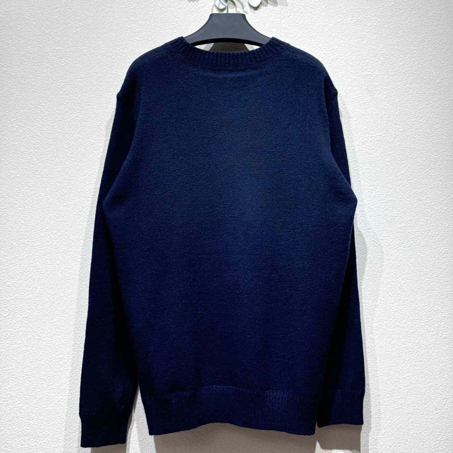 Prada Cashmere And Wool Prada Logo Crew-neck Sweater - EUR FASHION