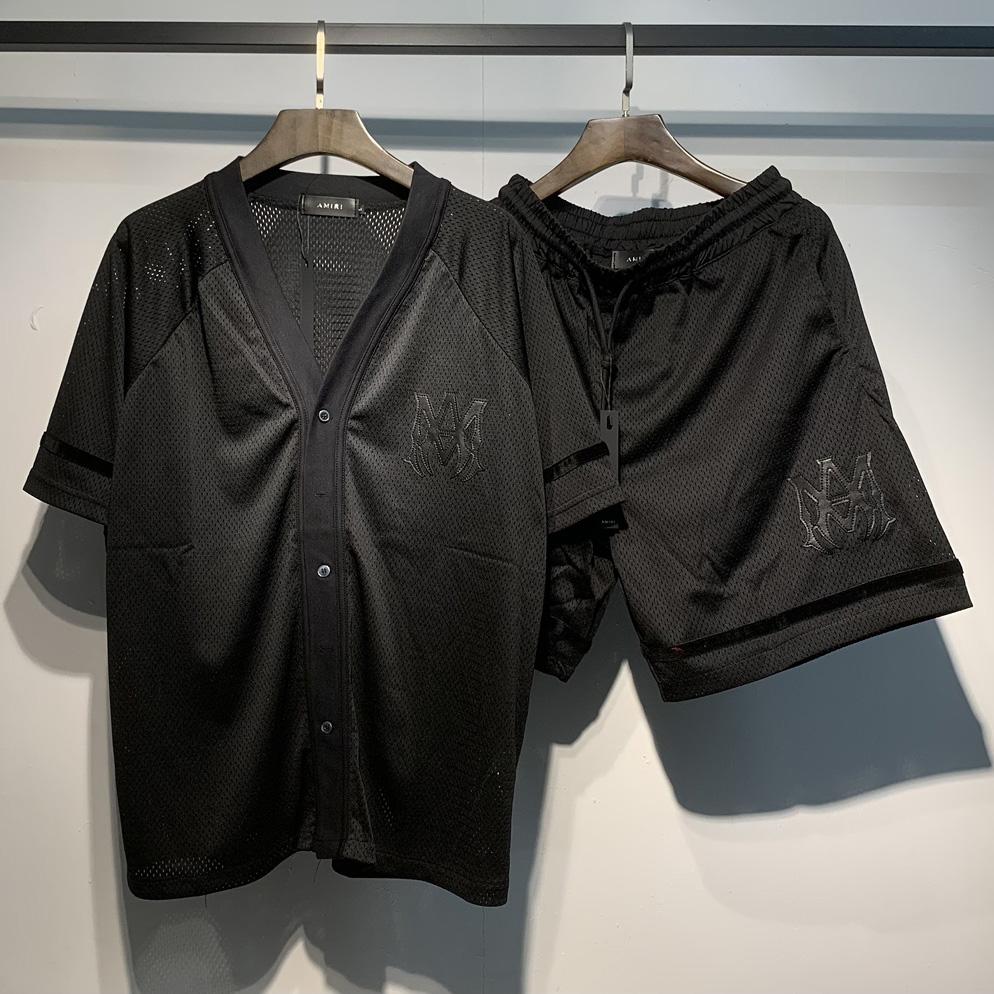 Amiri Baseball Shirt & Shorts - EUR FASHION