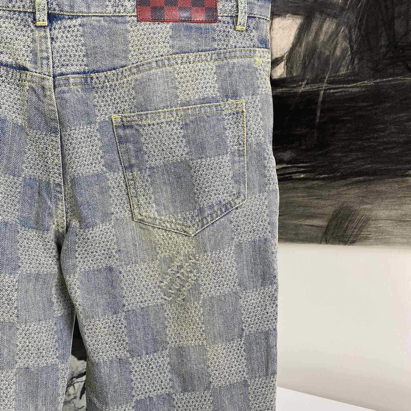 Louis Vuitton Damier Denim Pants - EUR FASHION