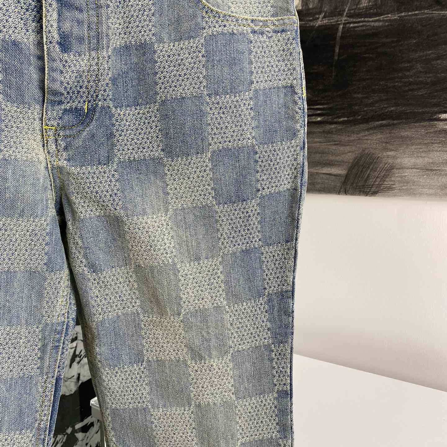 Louis Vuitton Damier Denim Pants - EUR FASHION