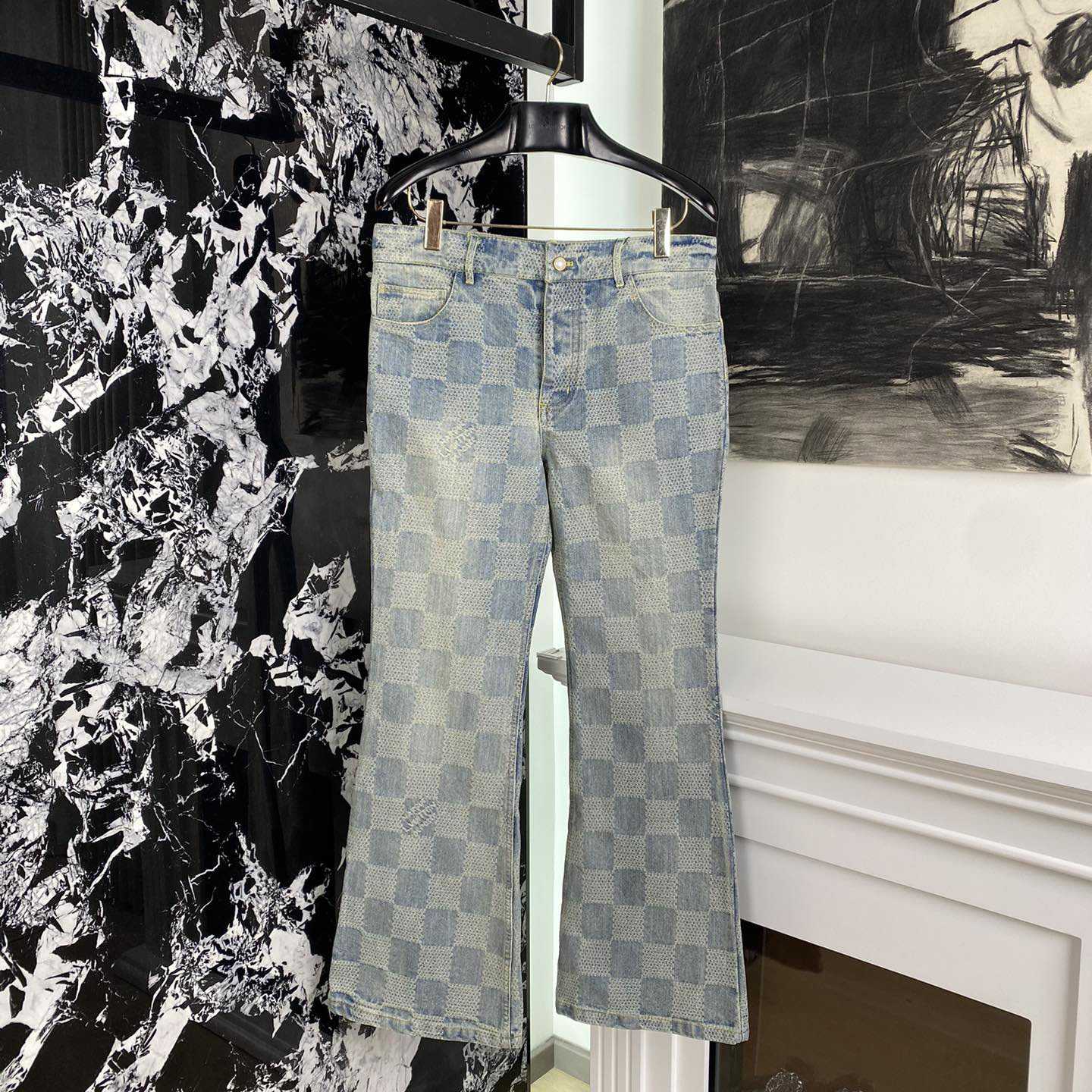 Louis Vuitton Damier Denim Pants - EUR FASHION