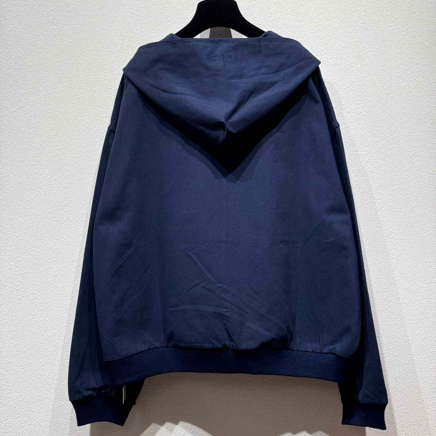 Balenciaga Blue Zip-Up Hoodie - EUR FASHION